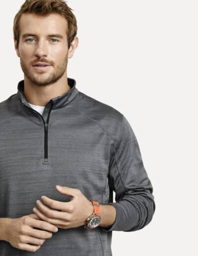 sport casual quarter zip jumper